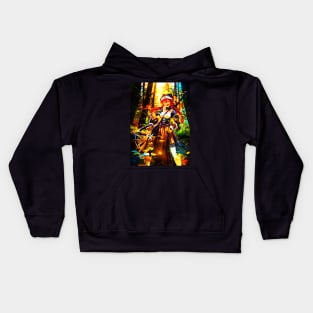 Sadist with Smiling mask Kids Hoodie